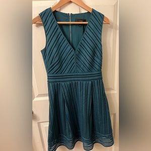 Teal Eyelet sleeveless J Crew dress